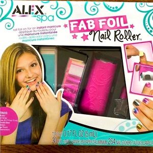 Girls Alex spa foil nail roller nail art kit
